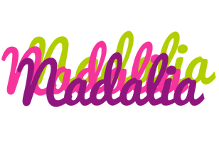 Nadalia flowers logo