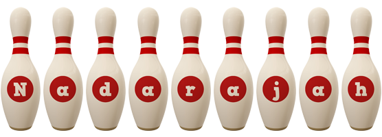 Nadarajah bowling-pin logo