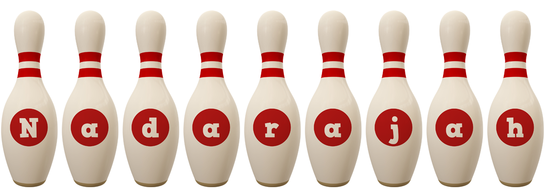 Nadarajah bowling-pin logo