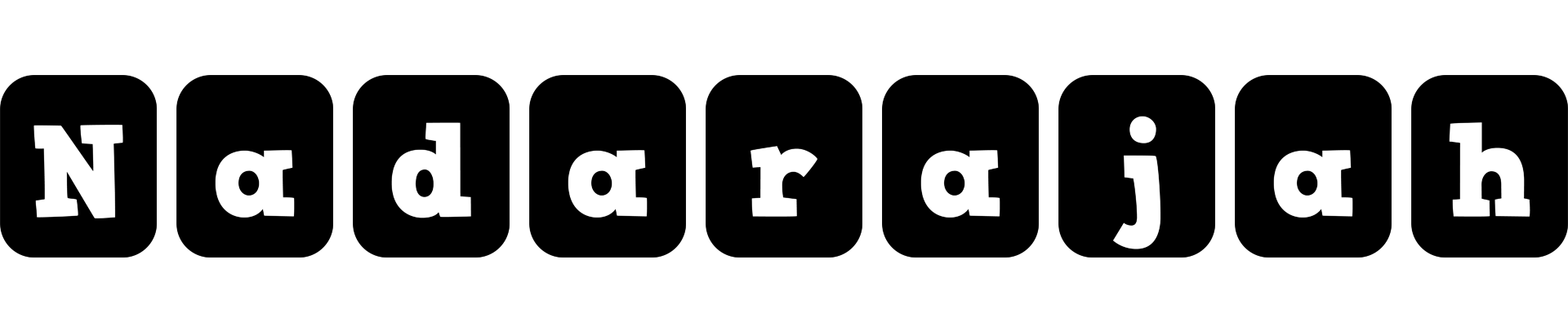 Nadarajah box logo