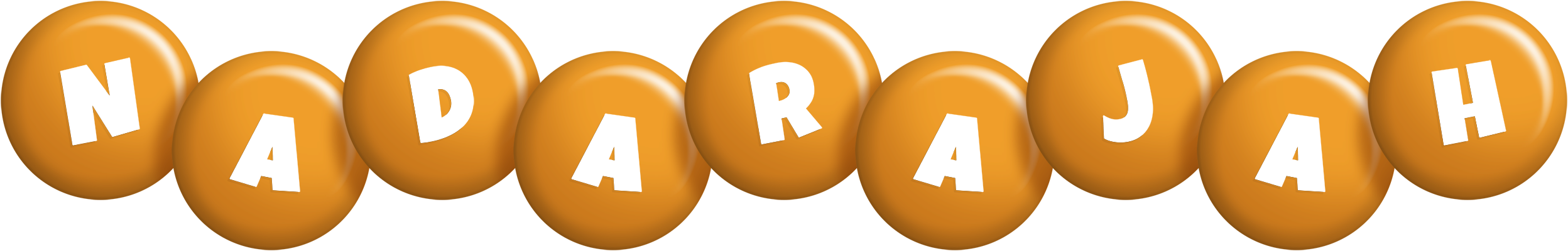 Nadarajah candy-orange logo
