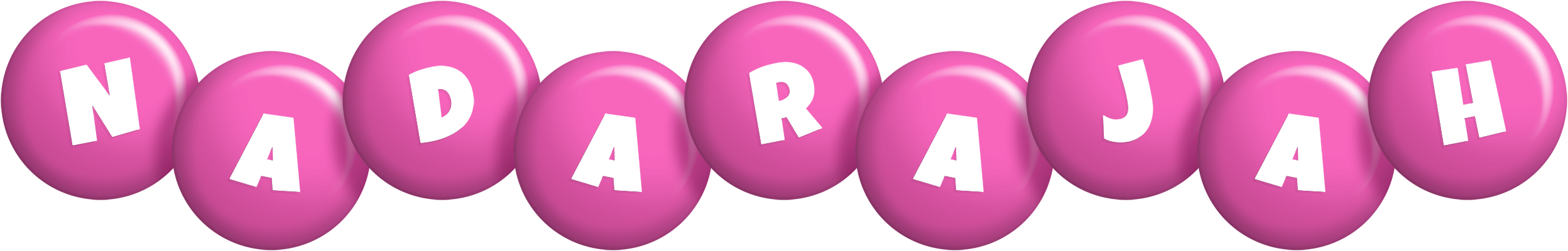 Nadarajah candy-pink logo