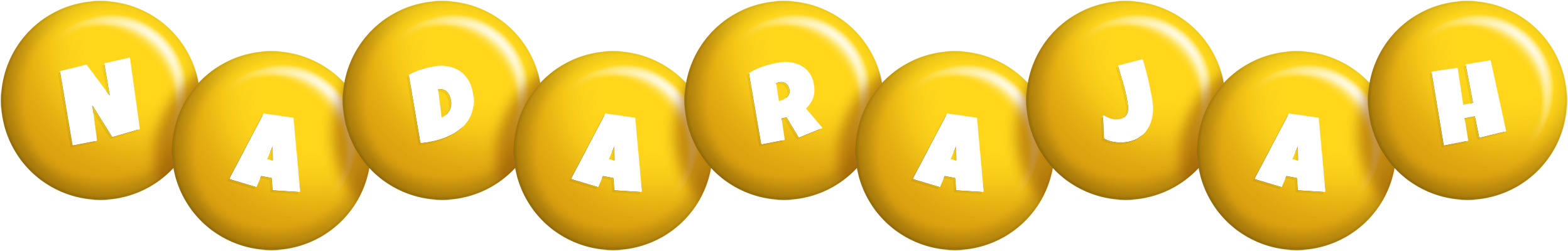 Nadarajah candy-yellow logo