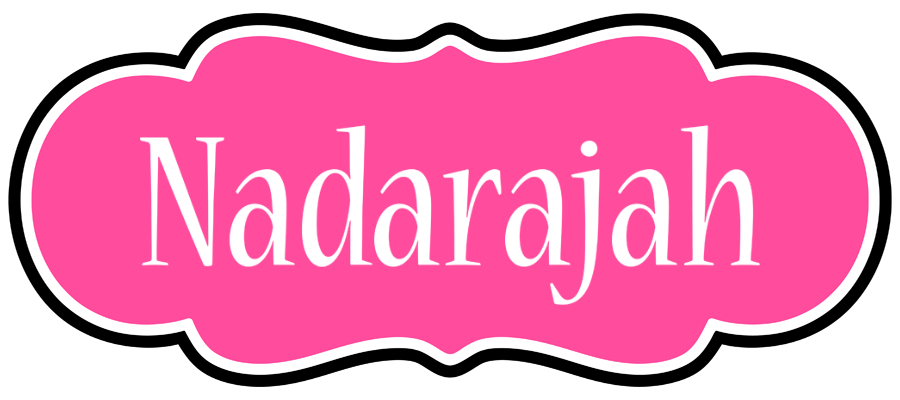 Nadarajah invitation logo