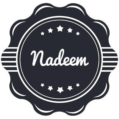 Nadeem badge logo