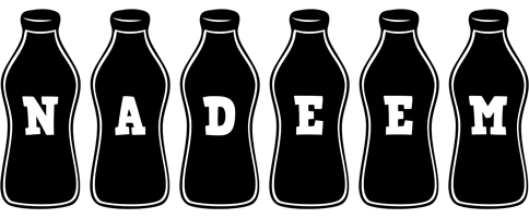 Nadeem bottle logo
