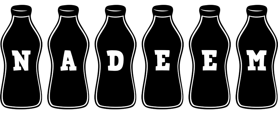 Nadeem bottle logo