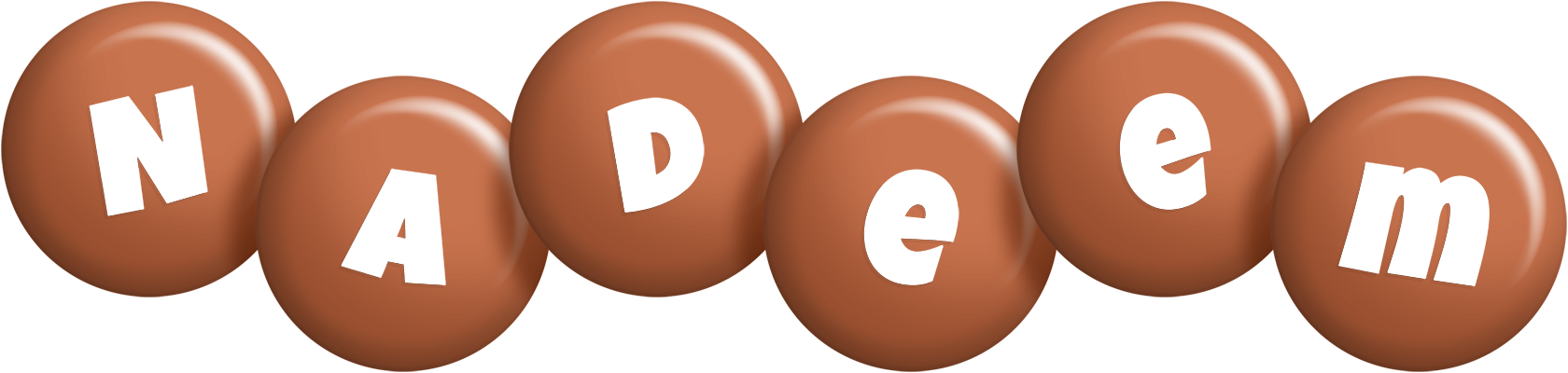 Nadeem candy-brown logo