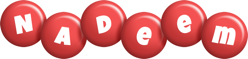 Nadeem candy-red logo
