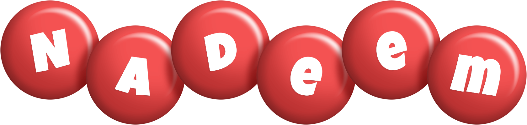 Nadeem candy-red logo