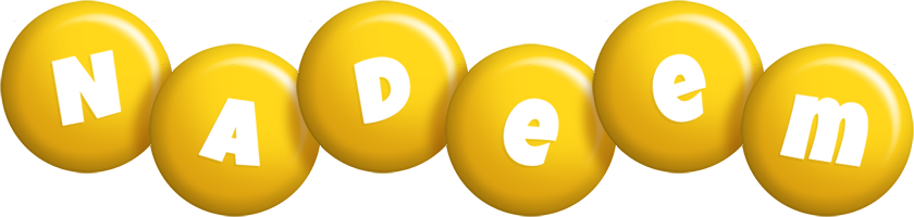 Nadeem candy-yellow logo