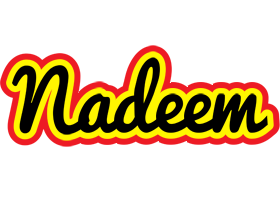 Nadeem flaming logo