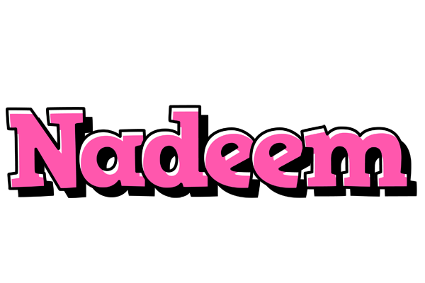 Nadeem girlish logo