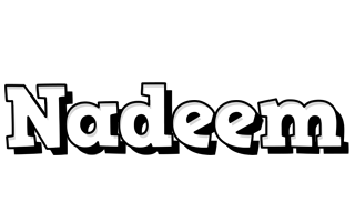Nadeem snowing logo