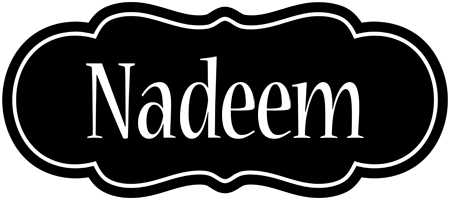 Nadeem welcome logo