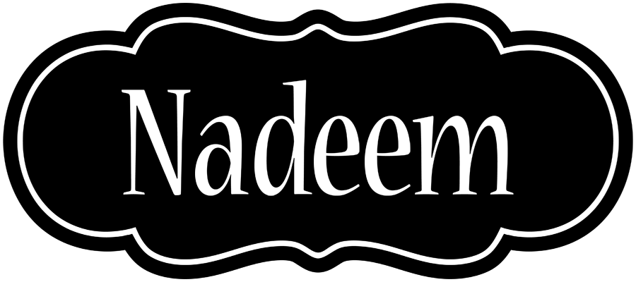 Nadeem welcome logo