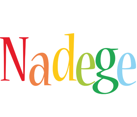 Nadege birthday logo