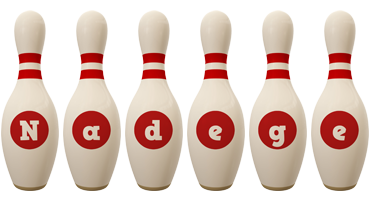 Nadege bowling-pin logo