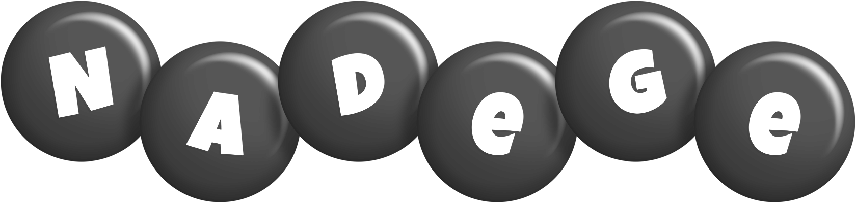 Nadege candy-black logo