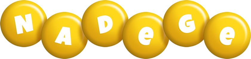 Nadege candy-yellow logo