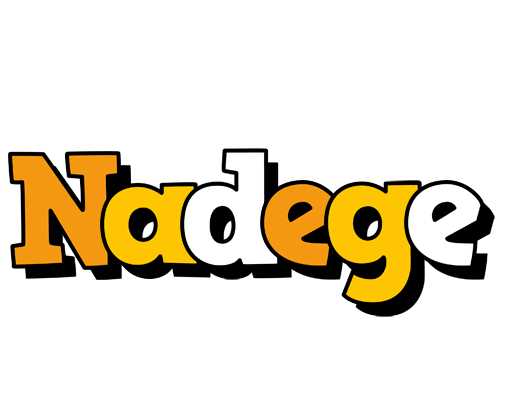 Nadege cartoon logo