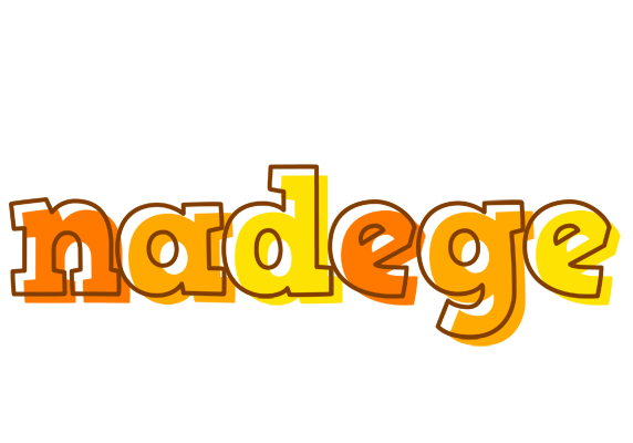 Nadege desert logo