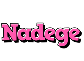 Nadege girlish logo