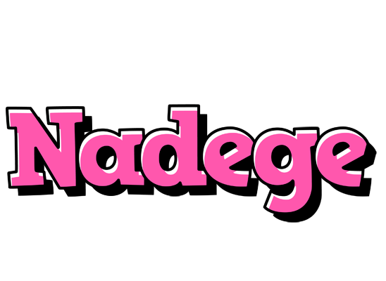 Nadege girlish logo