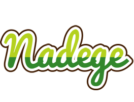 Nadege golfing logo