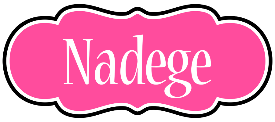 Nadege invitation logo