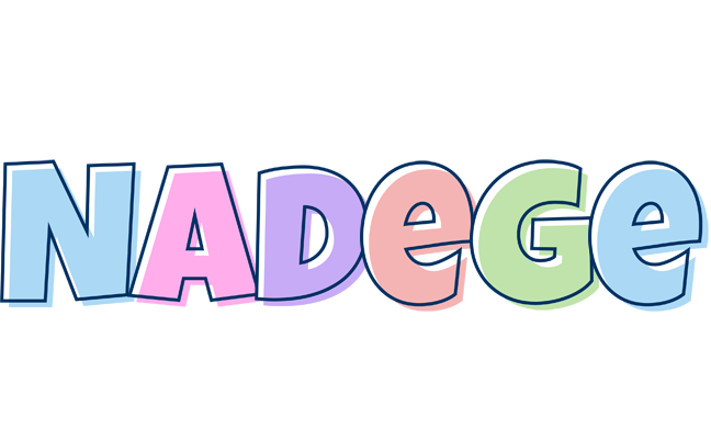 Nadege pastel logo