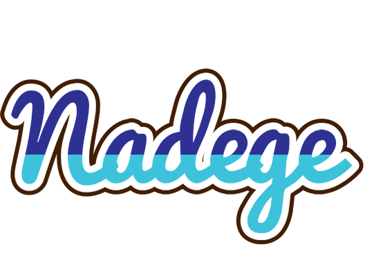 Nadege raining logo