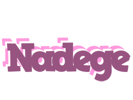 Nadege relaxing logo