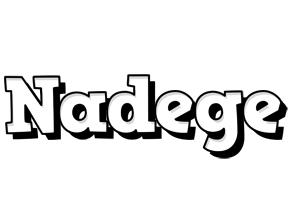 Nadege snowing logo