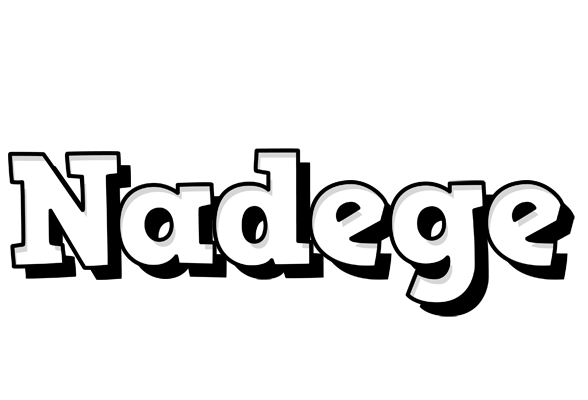 Nadege snowing logo