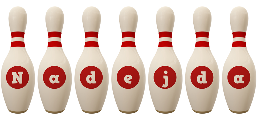 Nadejda bowling-pin logo