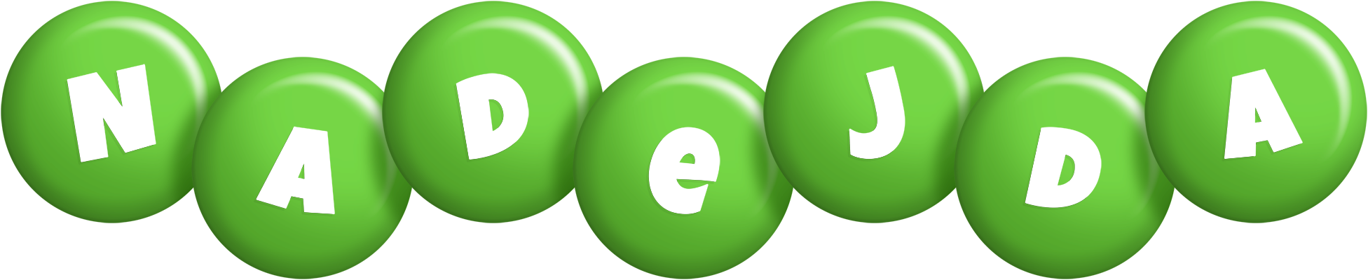 Nadejda candy-green logo