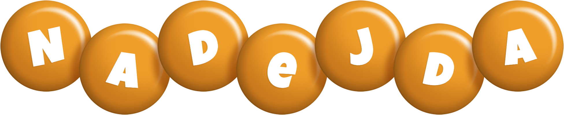 Nadejda candy-orange logo