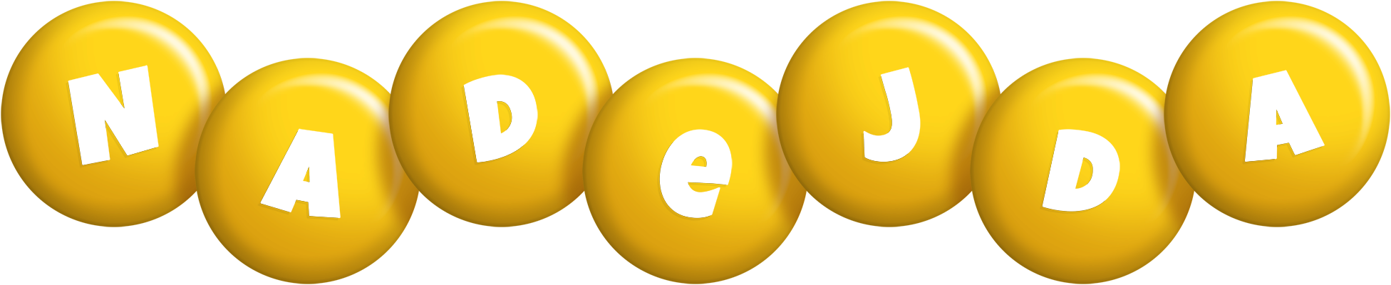 Nadejda candy-yellow logo