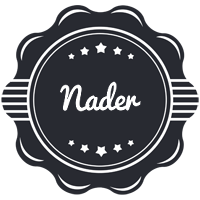Nader badge logo