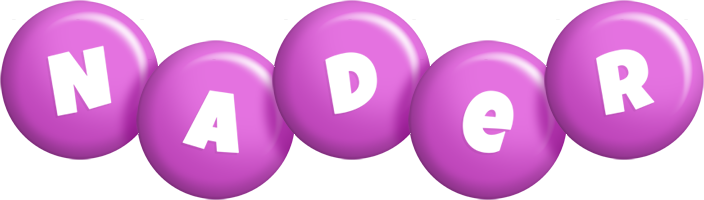 Nader candy-purple logo