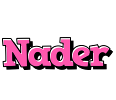 Nader girlish logo