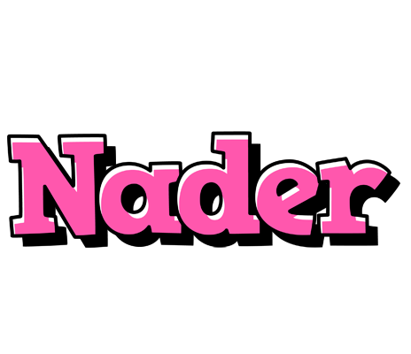 Nader girlish logo