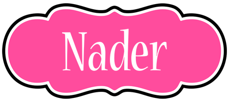 Nader invitation logo