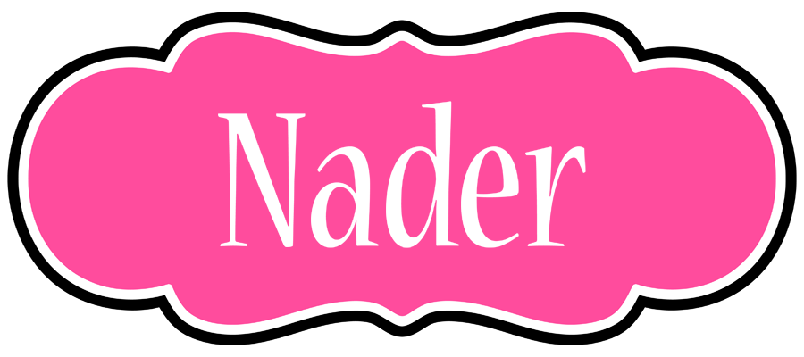 Nader invitation logo