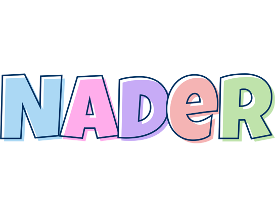 Nader pastel logo