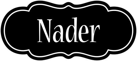 Nader welcome logo