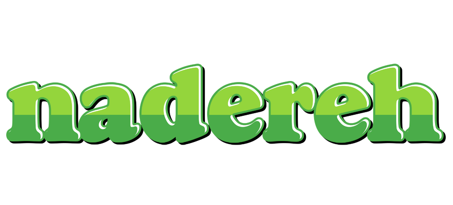 Nadereh apple logo