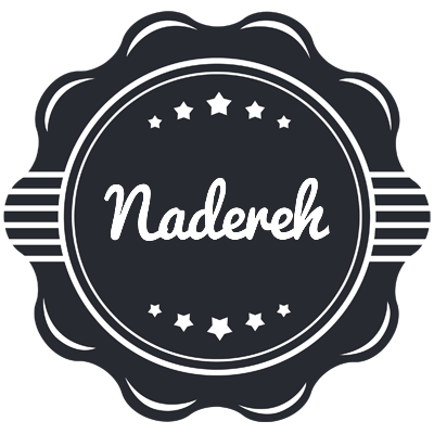 Nadereh badge logo
