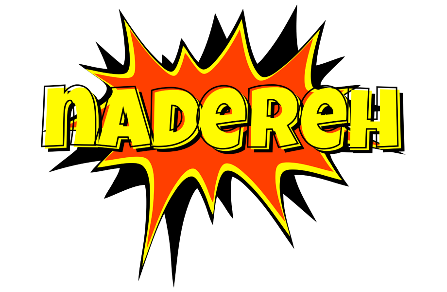 Nadereh bazinga logo